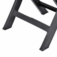 Tuinstoelen inklapbaar 2 st kunststof antraciet 8