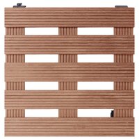 Plantentrolleys 2 st 30x30x7,5 cm HKC bruin 3