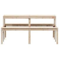 Picknicktafel 160x134x75 cm massief grenenhout 4