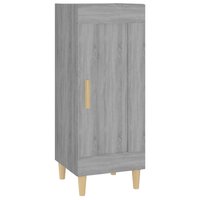 Dressoir 34,5x34x90 cm bewerkt hout grijs sonoma eikenkleurig 2