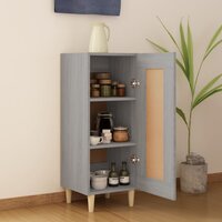 Dressoir 34,5x34x90 cm bewerkt hout grijs sonoma eikenkleurig 3