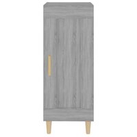 Dressoir 34,5x34x90 cm bewerkt hout grijs sonoma eikenkleurig 5