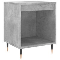 Nachtkastje 40x35x50 cm bewerkt hout betongrijs 2
