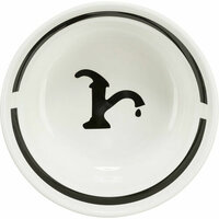 Voerbak voor honden Trixie Wit Zwart &Oslash; 13 cm 250 ml 4