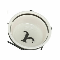 Voerbak voor honden Trixie Wit Zwart &Oslash; 13 cm 250 ml 7