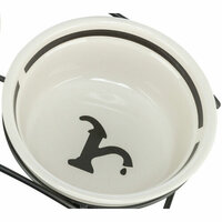 Voerbak voor honden Trixie Wit Zwart &Oslash; 13 cm 250 ml 8