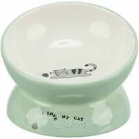 Voerbak voor honden Trixie Wit Groen &Oslash; 13 cm 150 ml 2