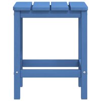 Tuintafel Adirondack 38x38x46 cm HDPE aquablauw 5