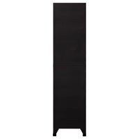 Lockerkast 90x40x180 cm staal zwart 4