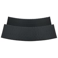 Tuinbartafel 120x55x110 cm poly rattan zwart 5