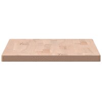 Wastafelblad 80x40x2,5 cm massief beukenhout 5