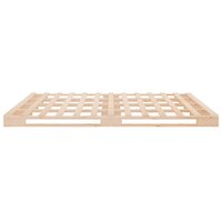Palletbed massief grenenhout 140x190 cm 6