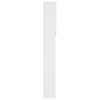 Wasmachinekast 64x25,5x190 cm wit 4