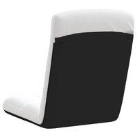 Vloerstoel inklapbaar 71x51x62 cm stof wit 6