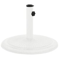 Parasolvoet 45x45x30 cm gietijzer wit 2