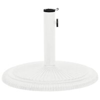 Parasolvoet 45x45x30 cm gietijzer wit 4