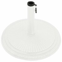 Parasolvoet 45x45x30 cm gietijzer wit 5
