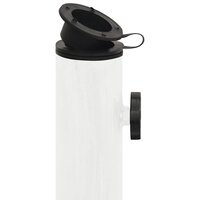 Parasolvoet 45x45x30 cm gietijzer wit 6