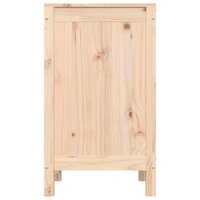 Wasmand 44x44x76 cm massief grenenhout 6