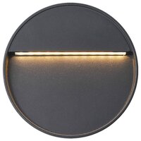 LED-buitenwandlampen 2 st 3 W rond zwart 4