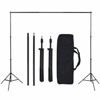 Fotostudioset met softboxlampen en achtergronden 6