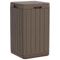 Tuinafvalbak 38x38x65 cm polypropeen bruin 2