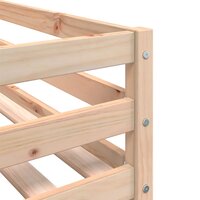 Kinderhoogslaper met ladder 80x200 cm massief grenenhout 9