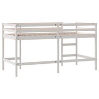 Kinderhoogslaper met ladder 90x190 cm massief grenenhout 7