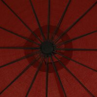 Zweefparasol met aluminium paal 3 m terracotta 8