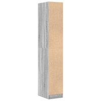 Apothekerskast 30x41x174,5 cm bewerkt hout grijs sonoma eiken 7