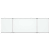Whiteboard magnetisch inklapbaar 160x60x1,7 cm aluminium 3
