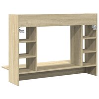Wandbureau 105x48x75 cm bewerkt hout sonoma eikenkleurig 6