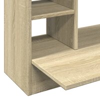 Wandbureau 105x48x75 cm bewerkt hout sonoma eikenkleurig 7