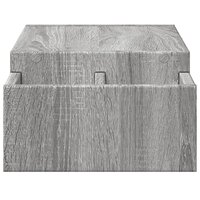 Monitorstandaard met opbergruimte 70x27x15 cm hout grijs sonoma 5