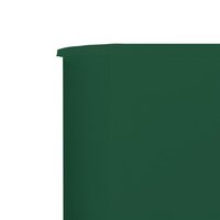 Windscherm 9-panelen 1200x80 cm stof groen 4