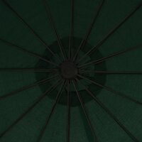Zweefparasol met aluminium paal 3 m groen 8
