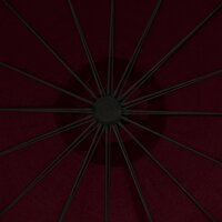 Zweefparasol met aluminium paal 3 m bordeauxrood 8