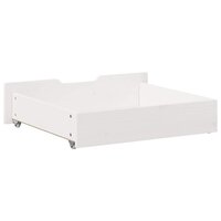 Bedlades 2 st 65x55x17 cm massief grenenhout wit 6