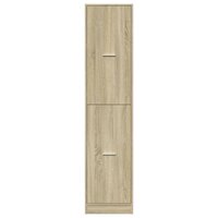 Apothekerskast 40x41x174,5 cm bewerkt hout sonoma eikenkleurig 5