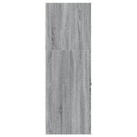 Apothekerskast 40x41x118 cm bewerkt hout grijs sonoma eiken 6