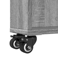 Opbergtrolley smal 48x13x68 cm bewerkt hout grijs sonoma eiken 8