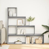 Kamerscherm / boekenkast 143,5x29x143,5 cm hout grijs sonoma 3