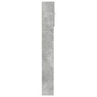 Wasmachinekast 64x24x190 cm bewerkt hout betongrijs 7
