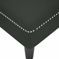 Chaise longue met kussen en rechterarmleuning fluweel zwart 7