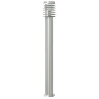 Buitenvloerlampen 3 st met sensors 110 cm roestvrijstaal zilver 6