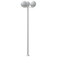 Vloerlamp voor buiten 2 st 215 cm roestvrij staal zilverkleurig 5