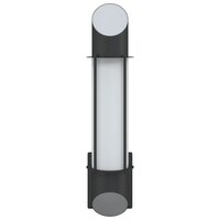 Buitenwandlamp roestvrij staal zwart 4