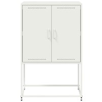 Hoge kast 68,5x38,5x107 cm staal wit 6