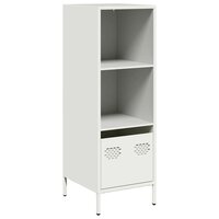 Hoge kast 35x39x103,5 cm staal wit 2