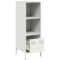 Hoge kast 35x39x103,5 cm staal wit 4